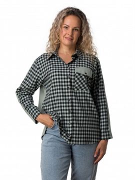 Юния 1-1 зеленый Блузка ALONA