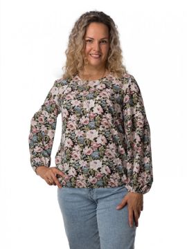 Дина 1-17 розы Блузка ALONA